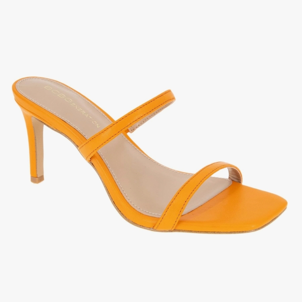 BCBGeneration strappy dress sandals - orange 5.5M